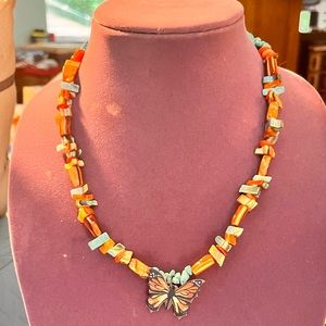 Southern Chic Gemstone Statement Necklace